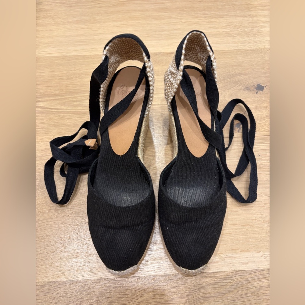 Castaner Black Carina Espadrilles